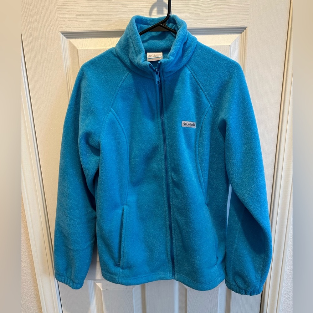 Columbia Size Large Women’s Benton Springs Fleece Zip Front Jacket.